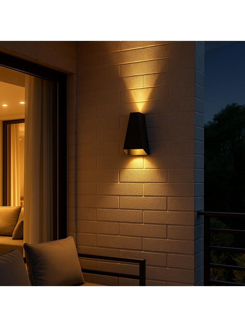 CATA CT 7063 Malta Ledli Duvar Armatür 6W Siyah Kasa 3200K Günışığı