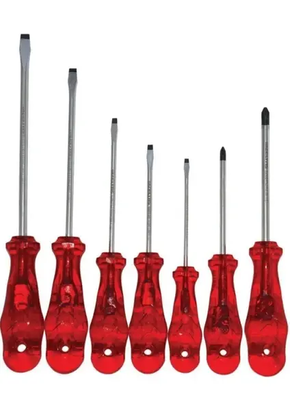 İzeltaş 4100 00 8107 Tornavida Seti Kraft Seri 7 Parça