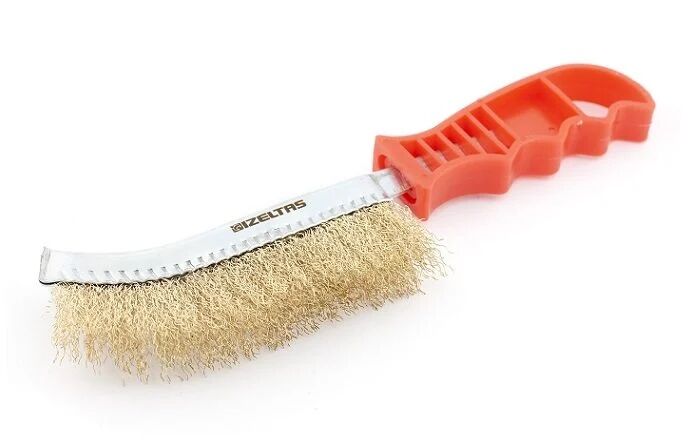 Kıvrık Uçlu Fırça (Plastik Saplı)