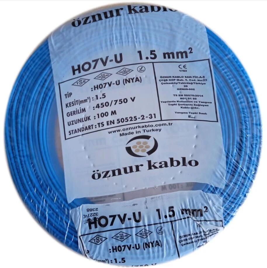 Öznur 1.5 Nya Kablo 100 MT