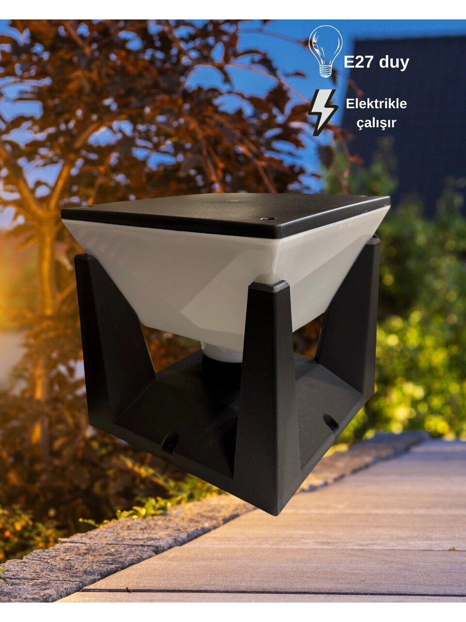 CATA CT 7024 Siena Bahçe Armatürü E27 Duy