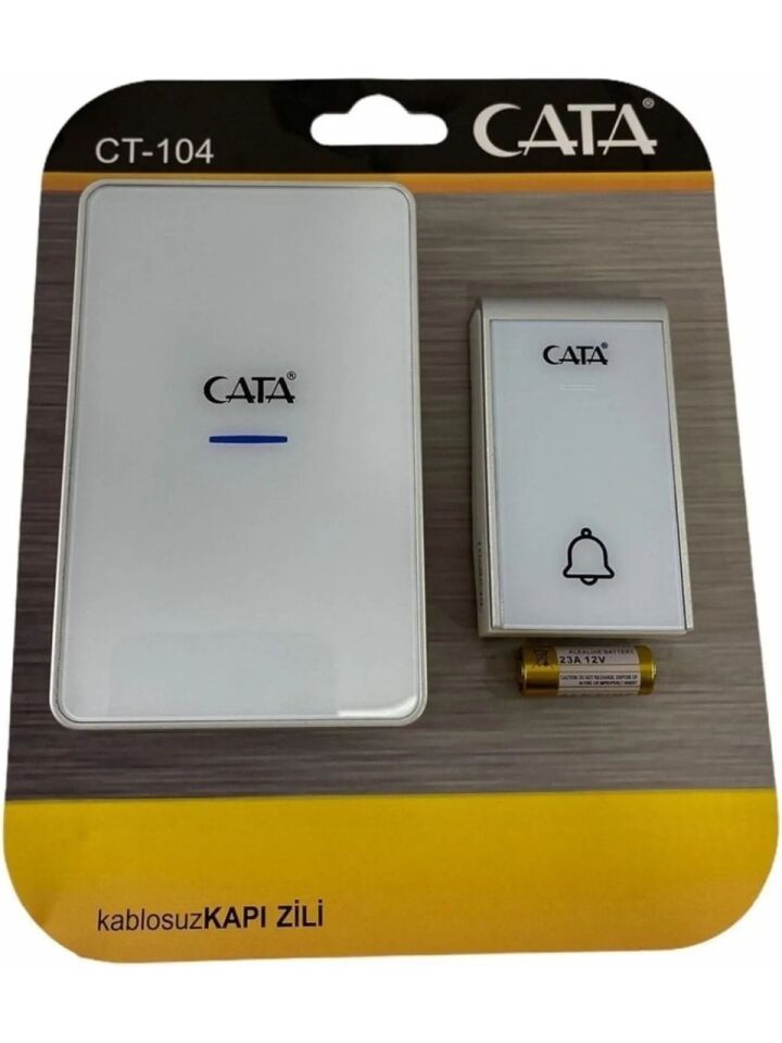 CATA CT 104 Uzaktan Kumandalı Zil Lüks Model Led Işıklı