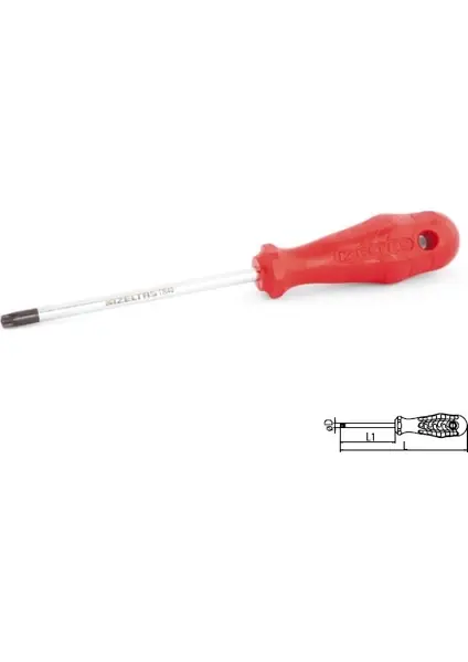 Izeltaş 4776 18 0009 Delikli Torx Uçlu Tornavida