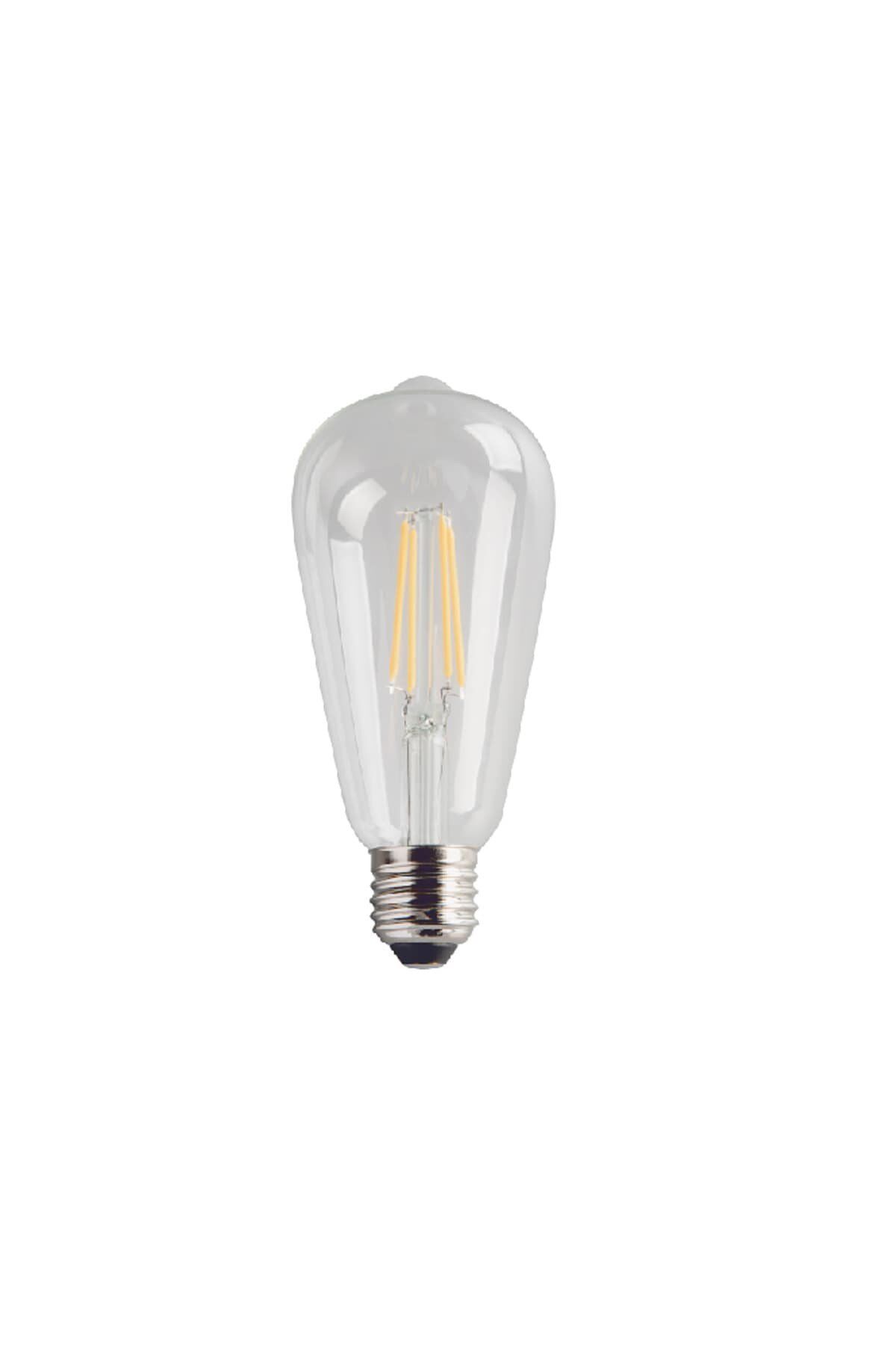 Ct 4353 8W Edison Günışığı Led Rustik Ampul (St-64) Uzun Filament