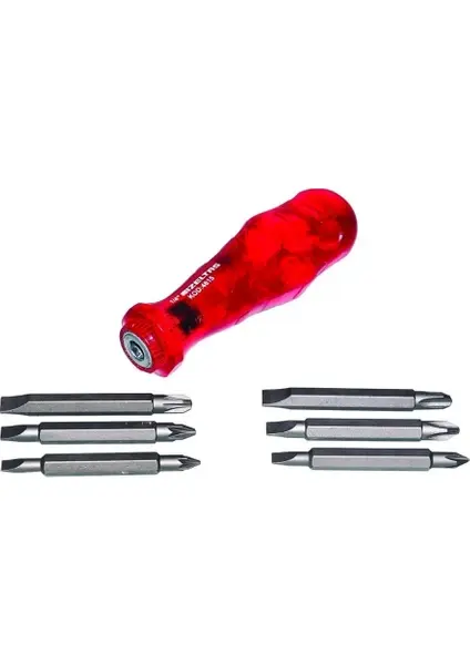 Izeltaş 4815 00 6107 Değişken Bits Uçlu Tornavida Set (7 Parça)