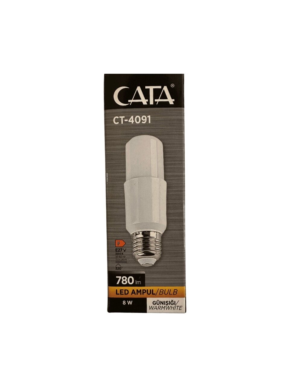 Cata CT-4091 8W 3200K (Günışığı) E27 Duylu LED Ampul