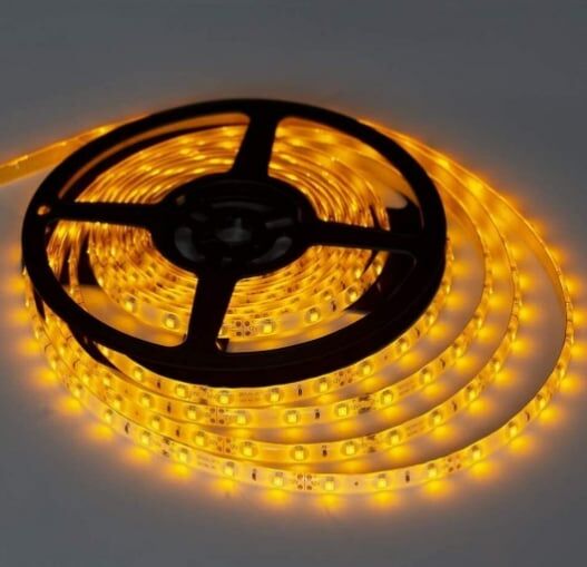 5 METRE CATA CT 4485 İç Mekan 12V 10 Çipli Şerit Led Amber Işık