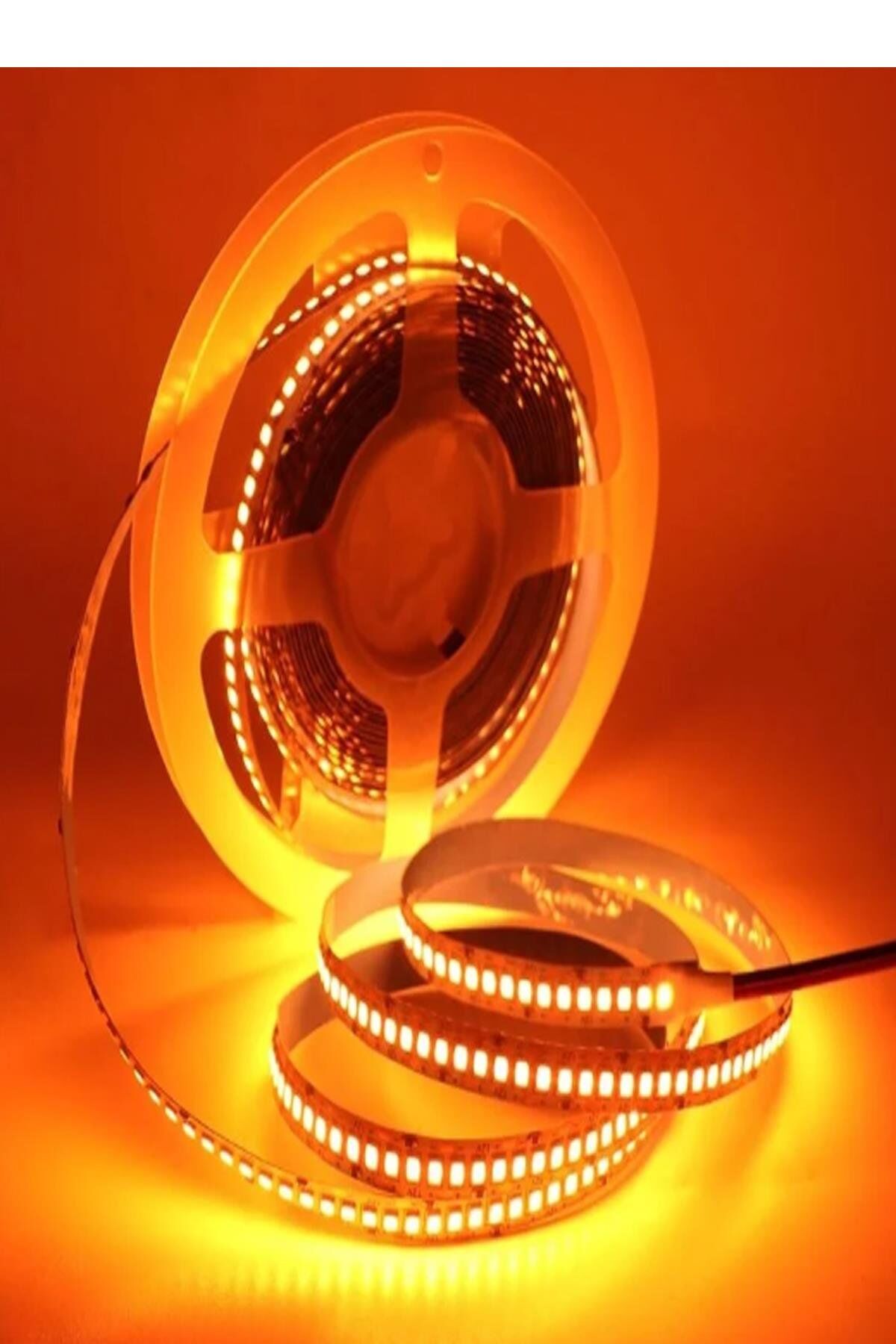 Ct 4538 5 Metre 240 Çipli Gold Led Şerit İç Mekan (Amber)
