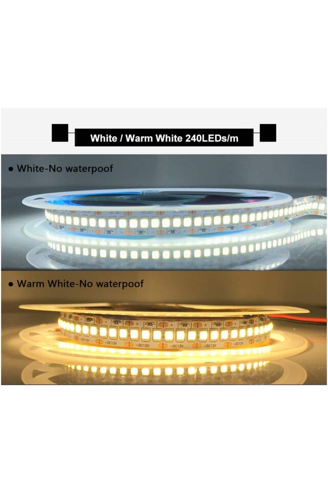 Ct 4538 Cata 5 Metre 240 Çipli Gold Led Şerit İç Mekan (Beyaz)