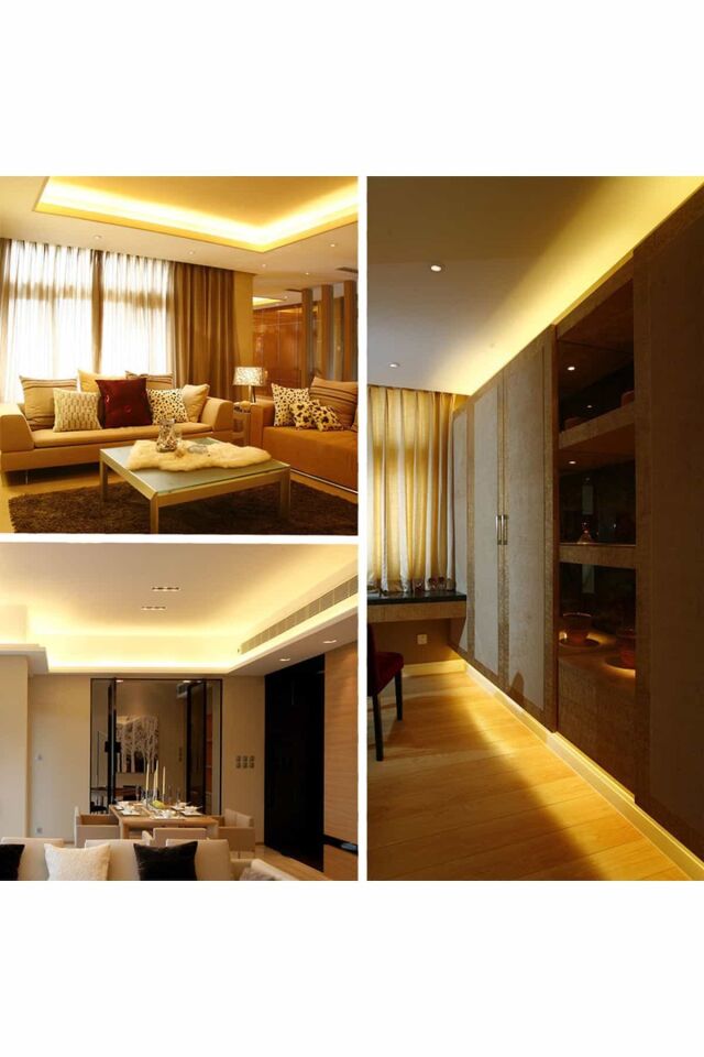 Cata Ct 4538 5 Metre 240 Çipli Gold Led Şerit İç Mekan (Günışığı)