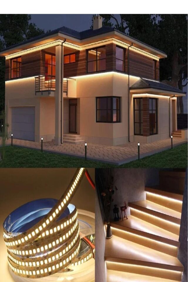 Cata Ct 4538 5 Metre 240 Çipli Gold Led Şerit İç Mekan (Günışığı)