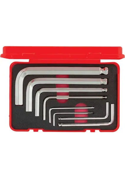 İzeltaş Yuvarlak Başlı Allen Anahtar Takımı 8 Parça 4905 00 7108