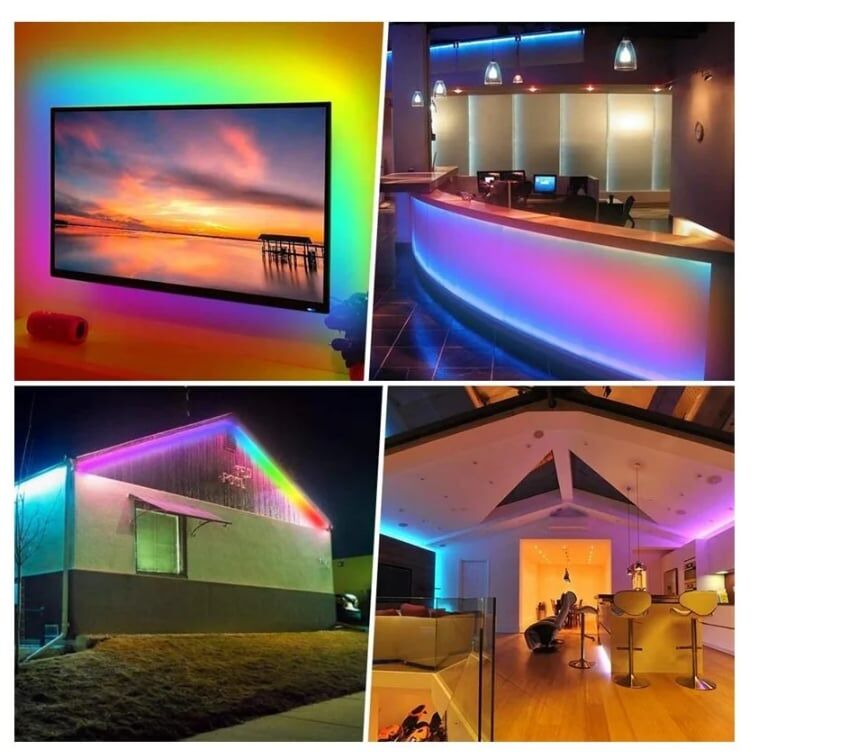 Cata CT-4557 Rgb Şerit Led Set 5 Mt Rgb Led 3 Renk+Trafo+ Kumanda