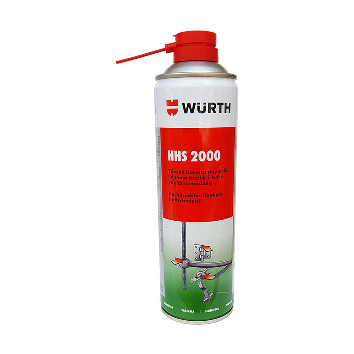 Würth HSS 2000 Sıvı Gres Yağlama Spreyi 500ml