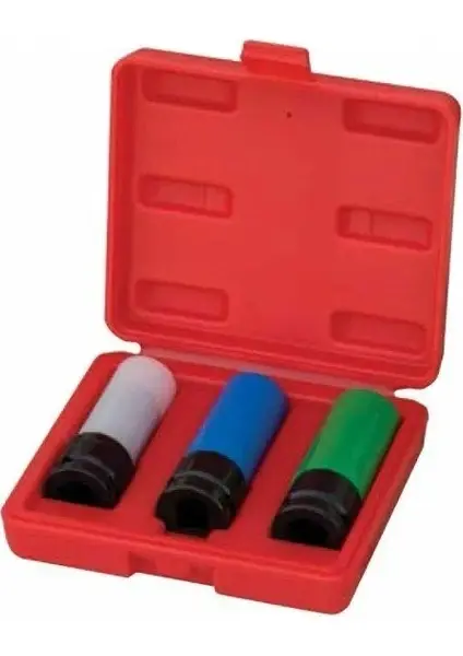 Izeltaş 1113 00 9003 1/2” Alaşımlı Jant Lokma Takımı (3 Parca, Mm)