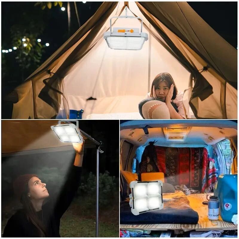 Cata CT-4698 200W 6400K Taşınabilir Şarjlı Solar Projektör