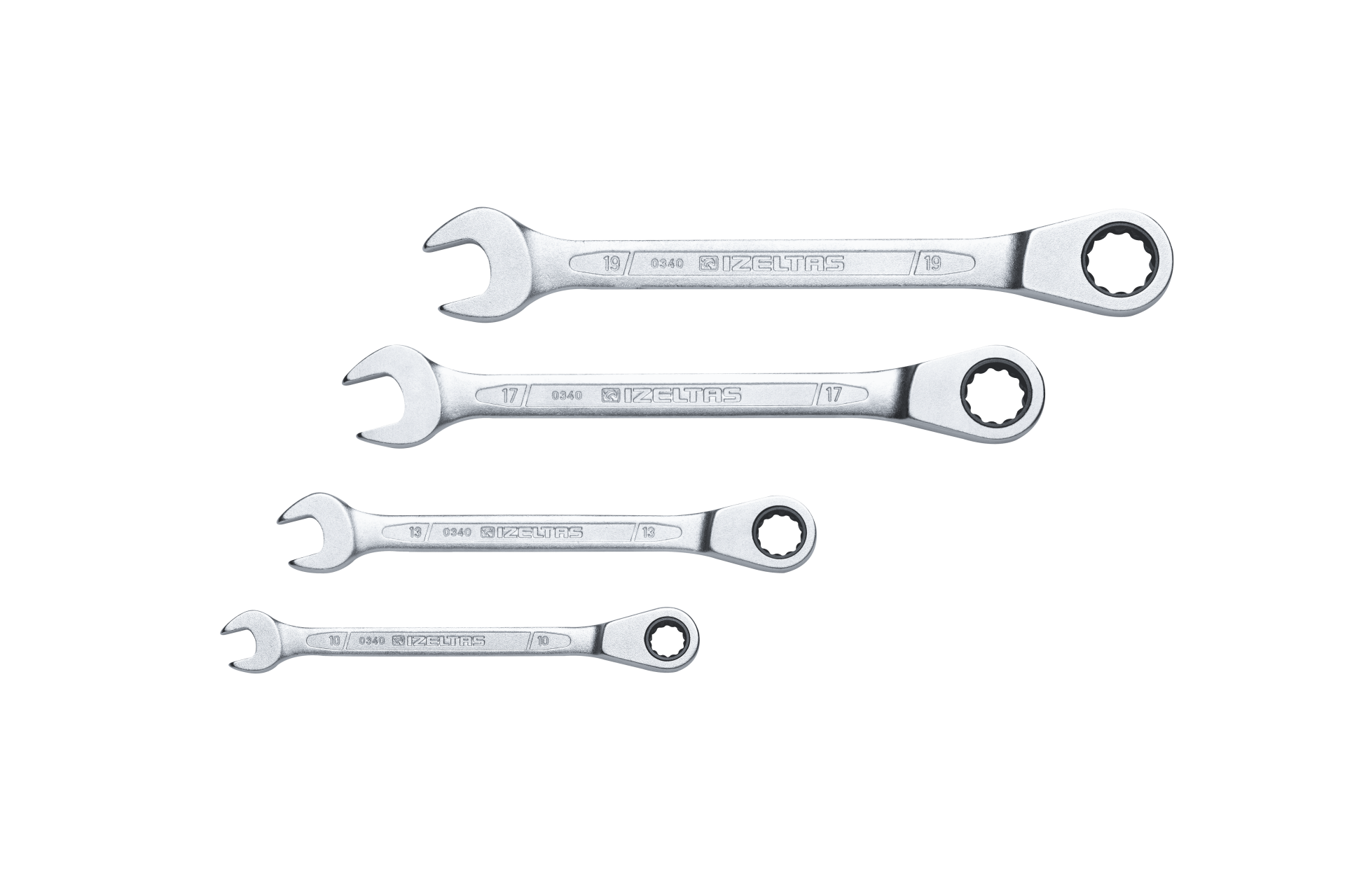 Cırcır Kombine Anahtar Takımı (4 parça, mm)