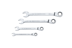 Cırcır Kombine Anahtar Takımı (4 parça, mm)