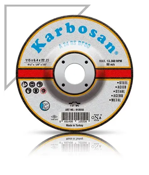 Karbosan Metal Çapakalma Taslama Disk 115*6,4*22,23