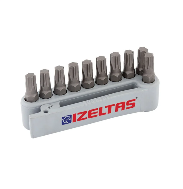 İzeltaş 4830 00 0025 Torx Bits Uç Takımı 10 Parça