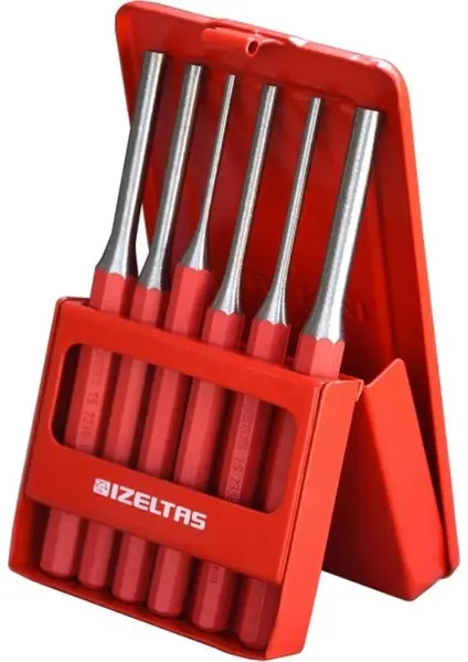 Izeltaş Düz Pim Zımba Takımı 6 Parça (5550 00 1006)