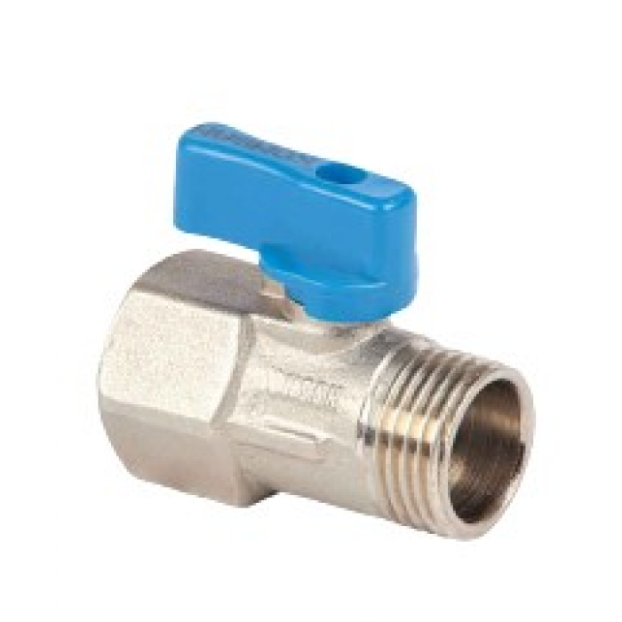 Mini Küresel Vana Erkek Dişi Mavi 1/2''