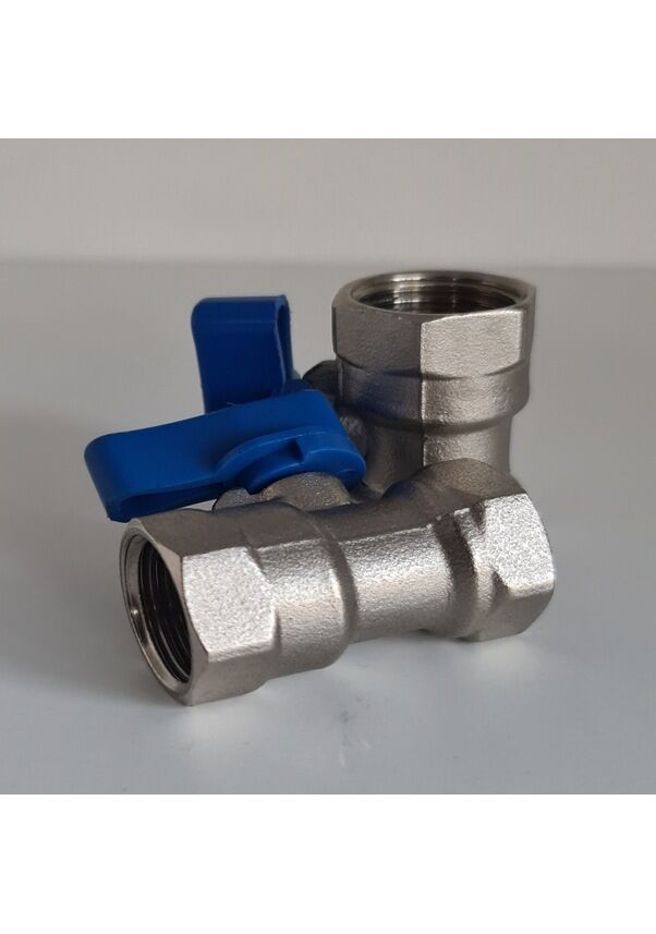 Mini Küresel Vana Dişi-Dişi Mavi 1/2''