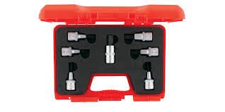 1/2” Lokmalı Allen Uç Takımı (60 mm, 7 Parça)