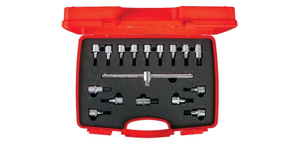 1/2” Lokmalı Allen Uç ve Star (Torx® ) Uç Takımı (17 Parça)