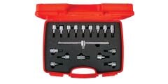 1/2” Lokmalı Allen Uç ve Star (Torx® ) Uç Takımı (17 Parça)