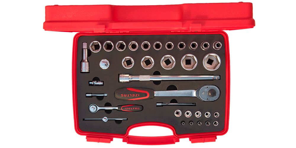 1/4” - 1/2” Altı Köşe Lokma Anahtar Takımı (35 Parça)