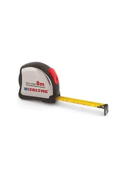 Izeltaş 14000 005371 8mt Krom Şerit Metre