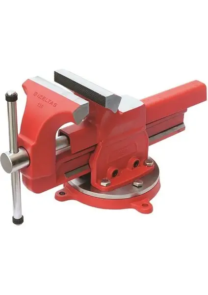 Izeltaş 7400 00 0100 Dövme Çelik Mengene (Döner Tabla Dahil)