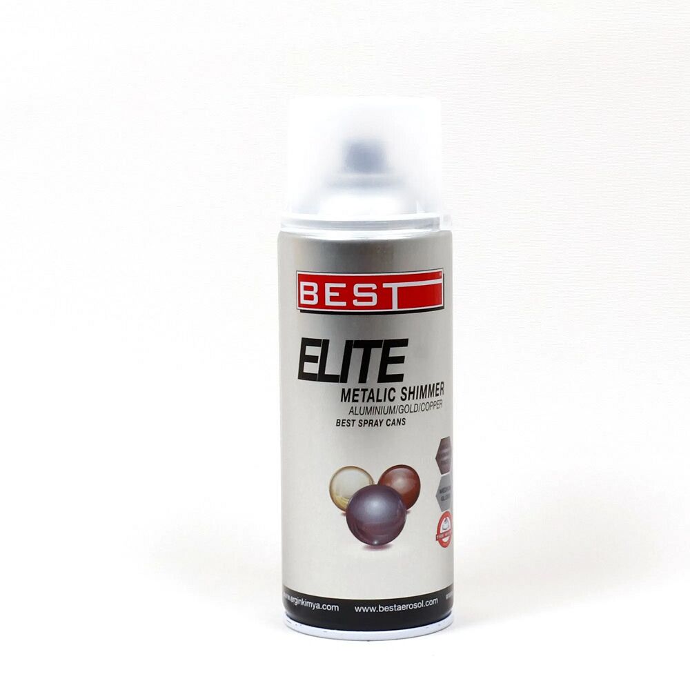 Best Elite Parlak Metal Alüminyum Sprey Gri 400 ML