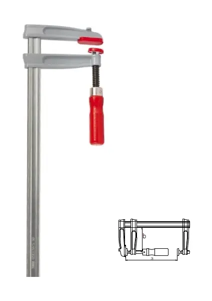 Izeltaş 7300 30 3012  Işkence (Marangoz Mengenesi Plastik Ağızlı)