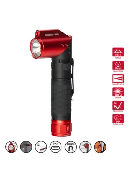 İzeltaş 1000 LM Pro Led El Feneri 14000 005345