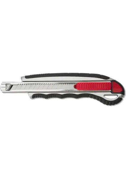 Izeltaş 14000 005047 Pro Metal Gövde Otomatik Yüklemeli Maket Bıçağı (5 Yedekli ) 9 mm