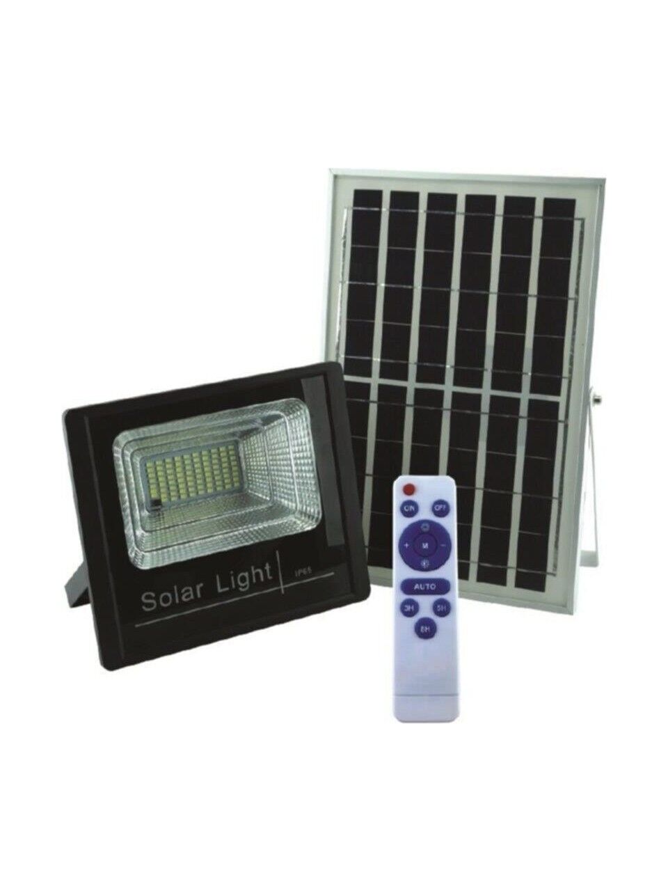 CATA CT 4648 100W Solar Güneş Enerjili Projektör 6400K Beyaz Işık