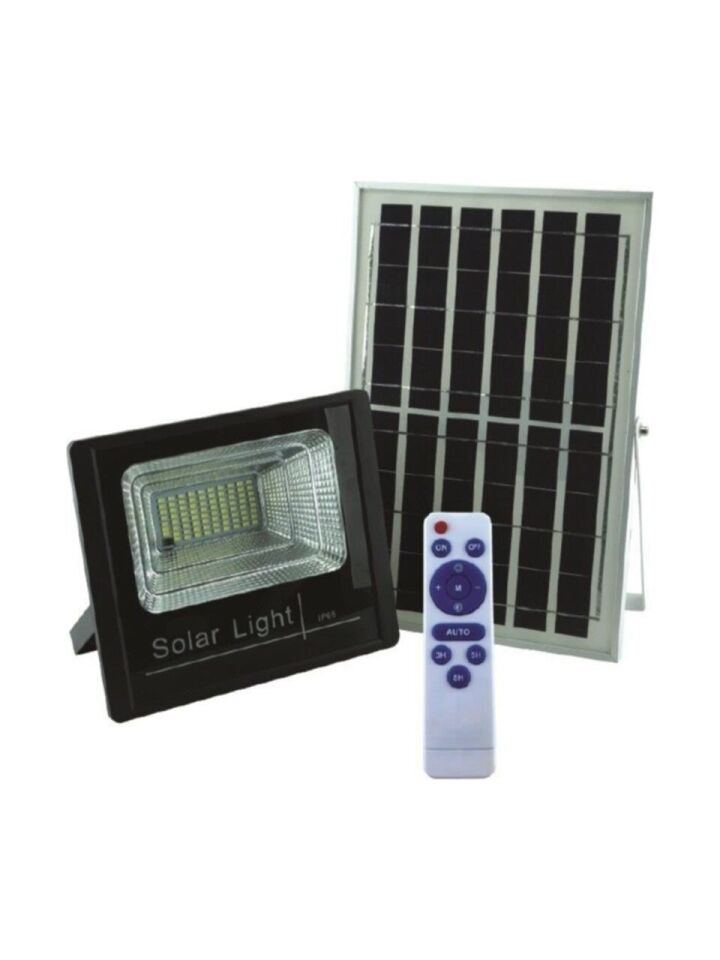 CATA CT 4648 100W Solar Güneş Enerjili Projektör 6400K Beyaz Işık