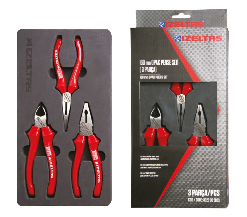 Opak Pense Seti 160mm (3 Parça)
