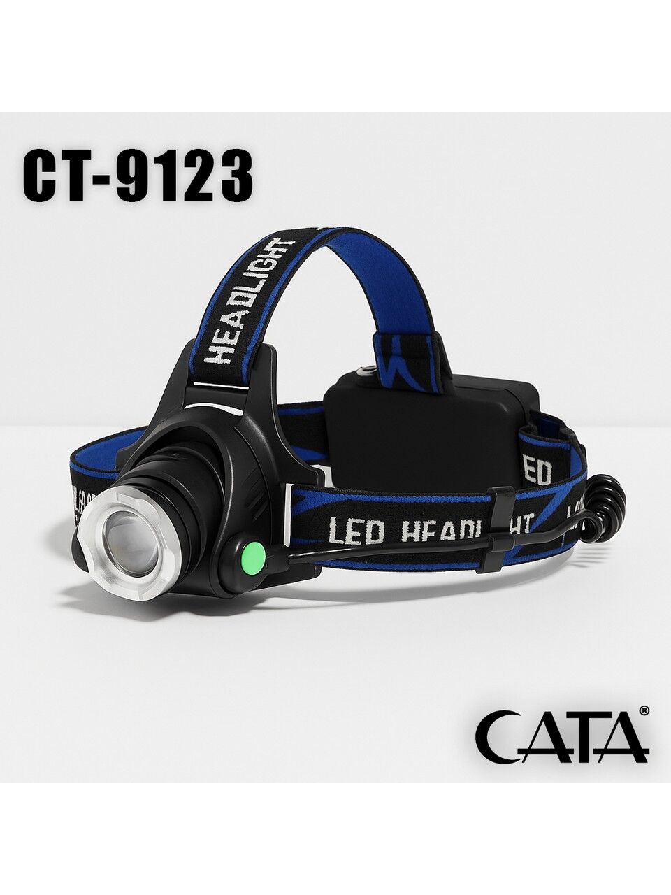 CATA CT 9123 Ledli 5W Şarjlı Kafa Lambası 6400K Beyaz Işık