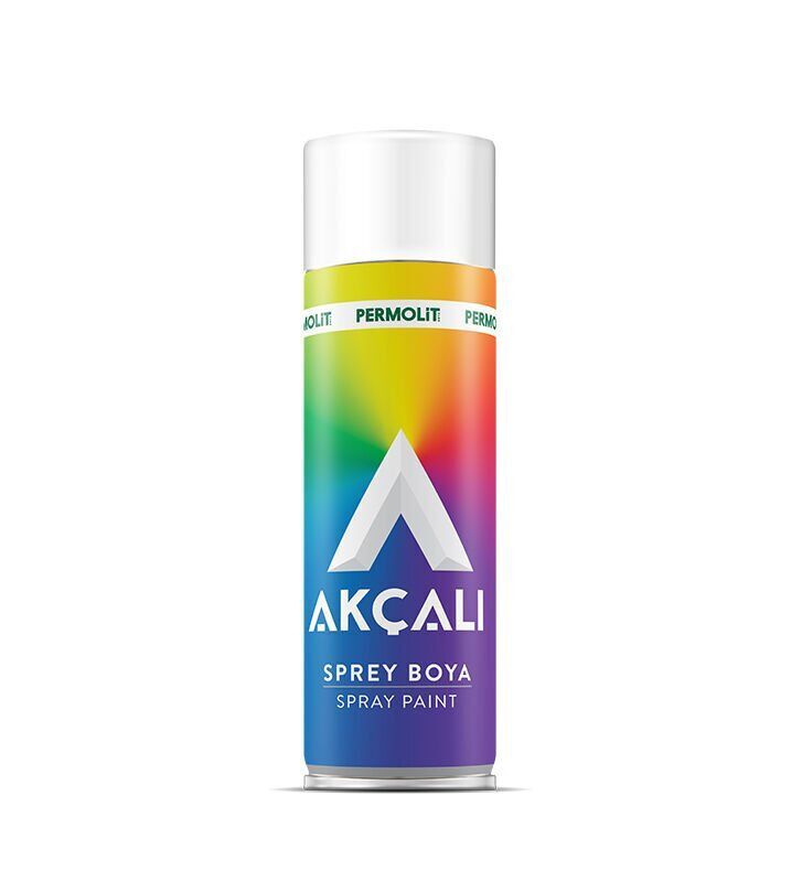 Akçalı Sprey Boya Ral 9016 Trafik Beyazı 400 ML