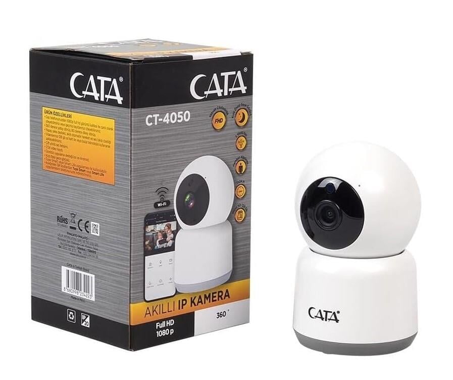 CATA CT 4050 360° Derece Dönebilen Wifi Akıllı Kamera