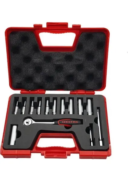 1107 00 6014 Derin Lokma Anahtar Takımı 1/4'' 14 Parça