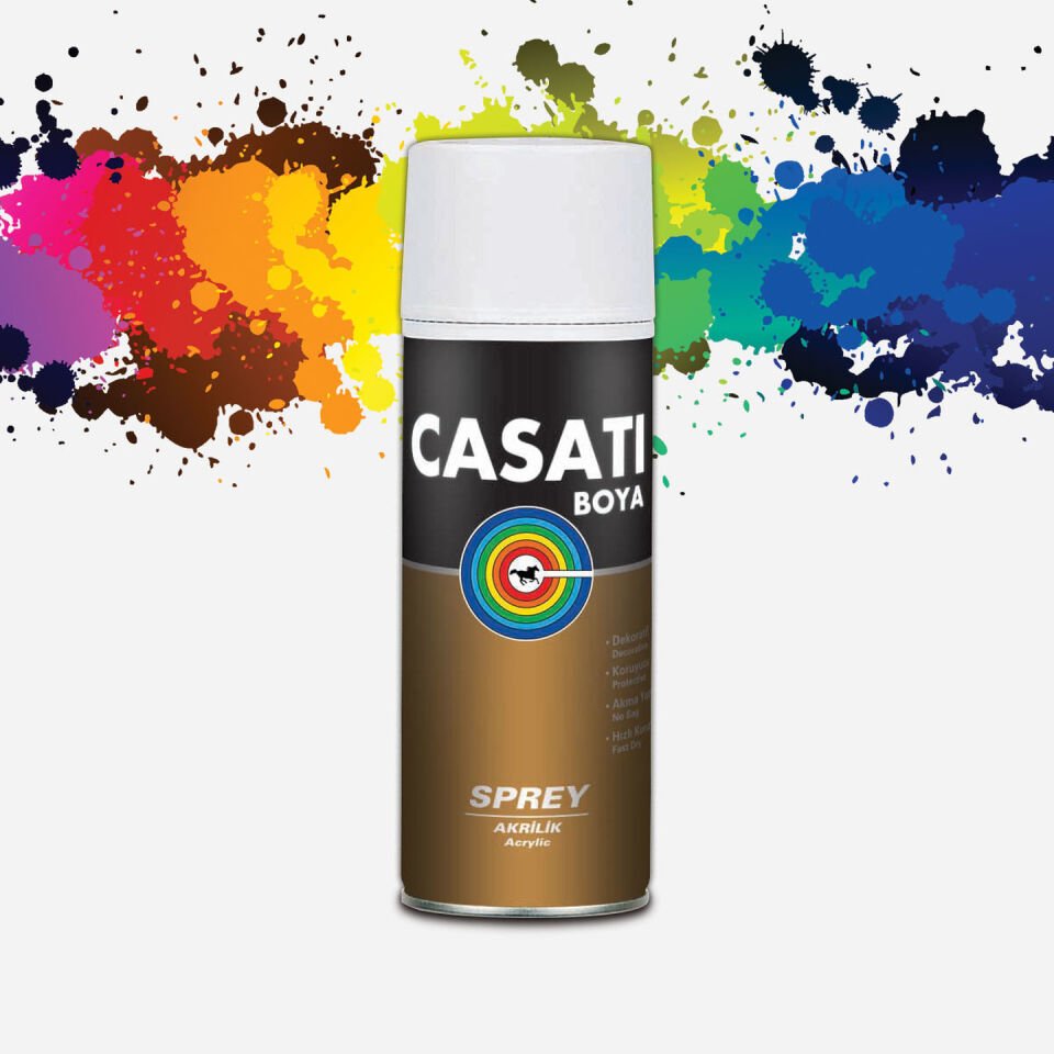 Casati Sprey Boya 301 Beyaz 400 ML