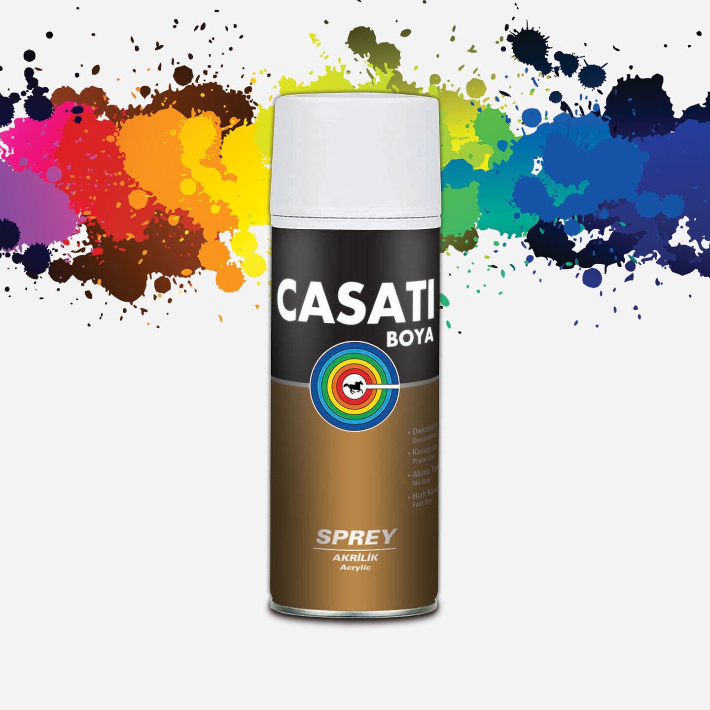 Casati Sprey Boya 323 Açık Mavi 400 ML