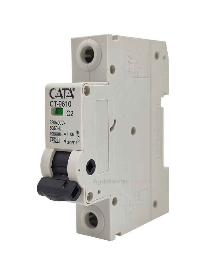 CATA CT 9610 1X2A 4.5kA C Tipi Otomatik Sigorta