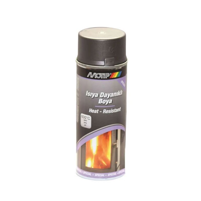 Motip Isıya Dayanıklı Koyu Gri Boya 400 ML