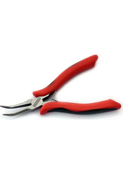 Izeltaş 3556 14 0150 150MM Elektronikçi Sivri Uçlu Eğri Kargaburun