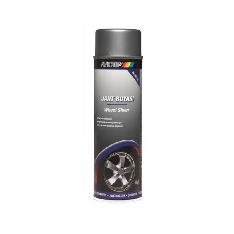 Motip Üniversal Akrilik Jant Boyası (Gümüş) 500 ml